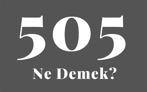 505 hikayesi